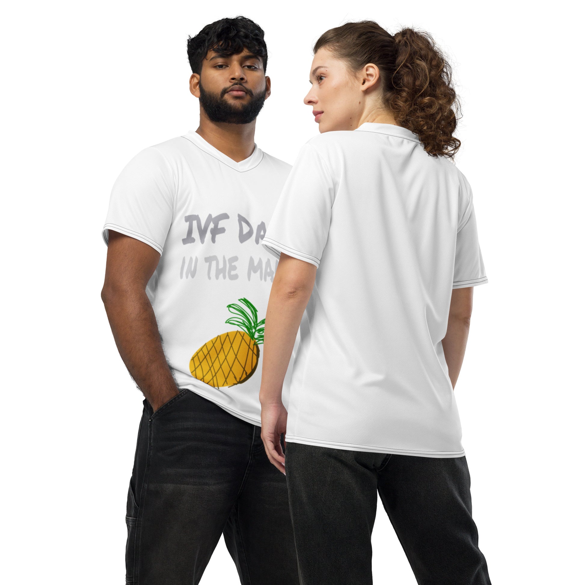 IVF daddy pineapple shirt Recycled Men's sports jersey - Young Hugs
